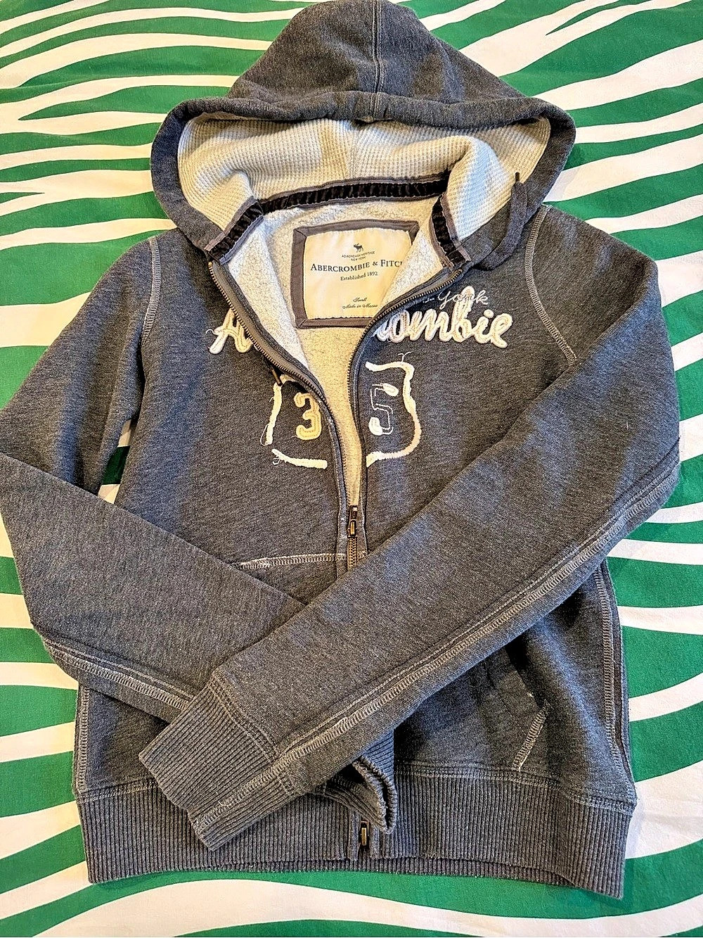 Abercrombie & Fitch Women's Gray Hoodie